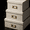 White, variant on Gray Square Stackable Storage Boxes Set of 3 with Lids and Label Holders