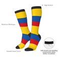 thumbnail image 5 of Colombian Flag Knee High Socks for Women Long Leg Warmers Socks, 5 of 7