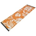 thumbnail image 2 of Palm Tree Leaves Flowers Hawaii Style Bedside Runner Rug 2'x 6' Non Slip Carpet Floor Mat Area Rug, 2 of 8