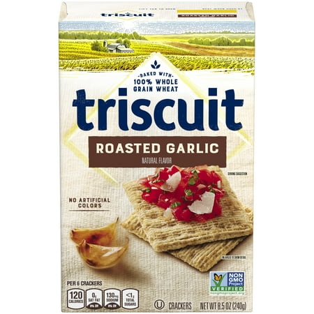 Nabisco Triscuit Roasted Garlic Crackers, 8.5 Oz.