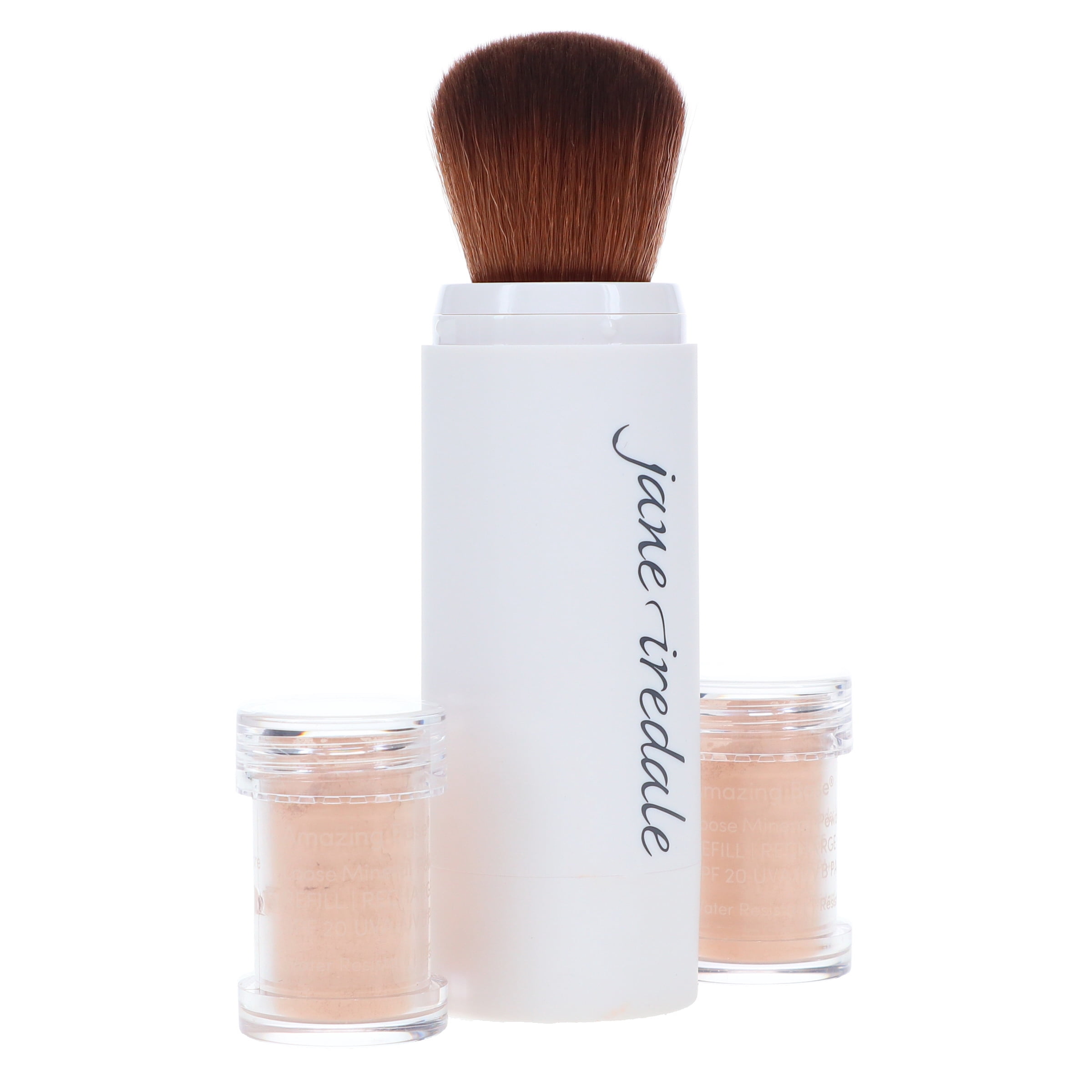 jane iredale Amazing Base Loose Mineral Powder Refillable Brush Natural 0.18 oz