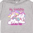 thumbnail image 3 of Inktastic My Grandma Loves Me Unicorn Toddler Hoodie, 3 of 4