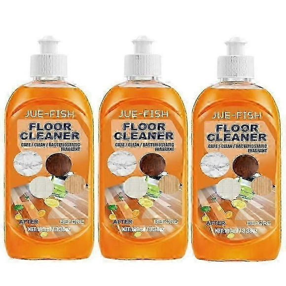 3-Pack Floor Cleaner Solution for Roborock & Omo Robot Vacuums - Gentle on All Floor Types