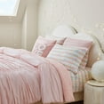 thumbnail image 5 of Lightweight Ruched Comforter Set, Soft Hypoallergenic Microfiber, Full/Queen, 5 of 8