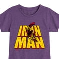 thumbnail image 3 of Marvel Iron Man - Stacked Name - Toddler And Youth Girls Fitted Short Sleeve Graphic T-Shirt, 3 of 5