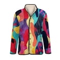 thumbnail image 3 of GrmtClth Womens Quilted Jacket Classic Floral Graphic Button Down Puffer Jackets Comfy Soft Stand Collar Fall Winter Padded Outerwear Multicolor XS, 3 of 5