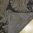 thumbnail image 5 of Reyn Spooner Kona Coast Lua'Ehu Tropical Floral Black Brown Flatweave Indoor/Outdoor Area Rug, 5x8, 5 of 9