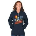 thumbnail image 4 of Colorado Flag Outdoor Camping Smurfs Zip Up Hoodie Men's Women's Brisco Brands S, 4 of 6
