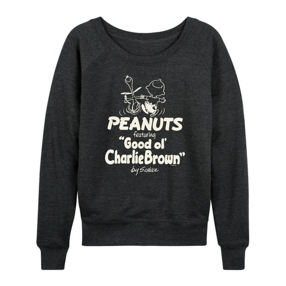 Peanuts - Good Ol Charlie Brown - Women's Lightweight French Terry Long Sleeve Shirt