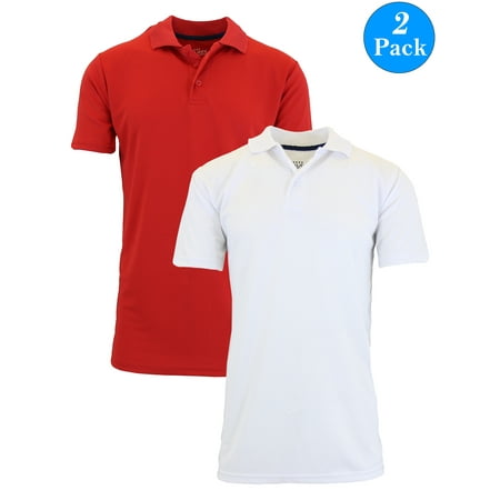 GBH Men s Dry Fit Moisture Wicking Polo Shirt 2 Pack GBH Men s Dry Fit Moisture Wicking Polo Shirt 2 Pack