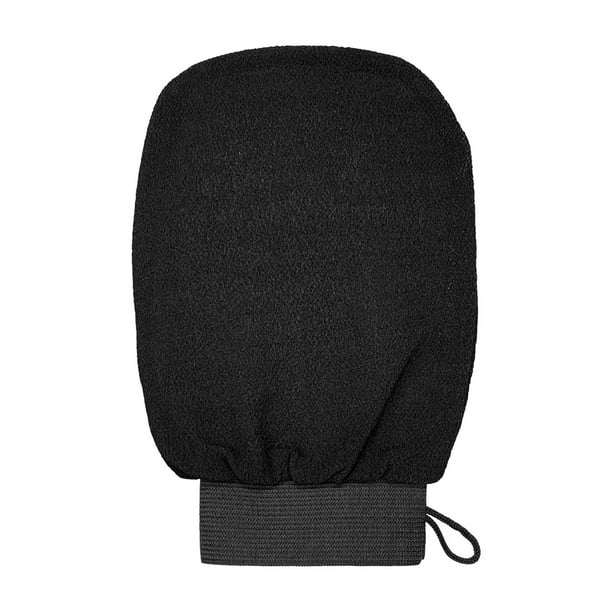 Guante de baño multiusos de doble cara jinwen Guantes de ducha Negro
