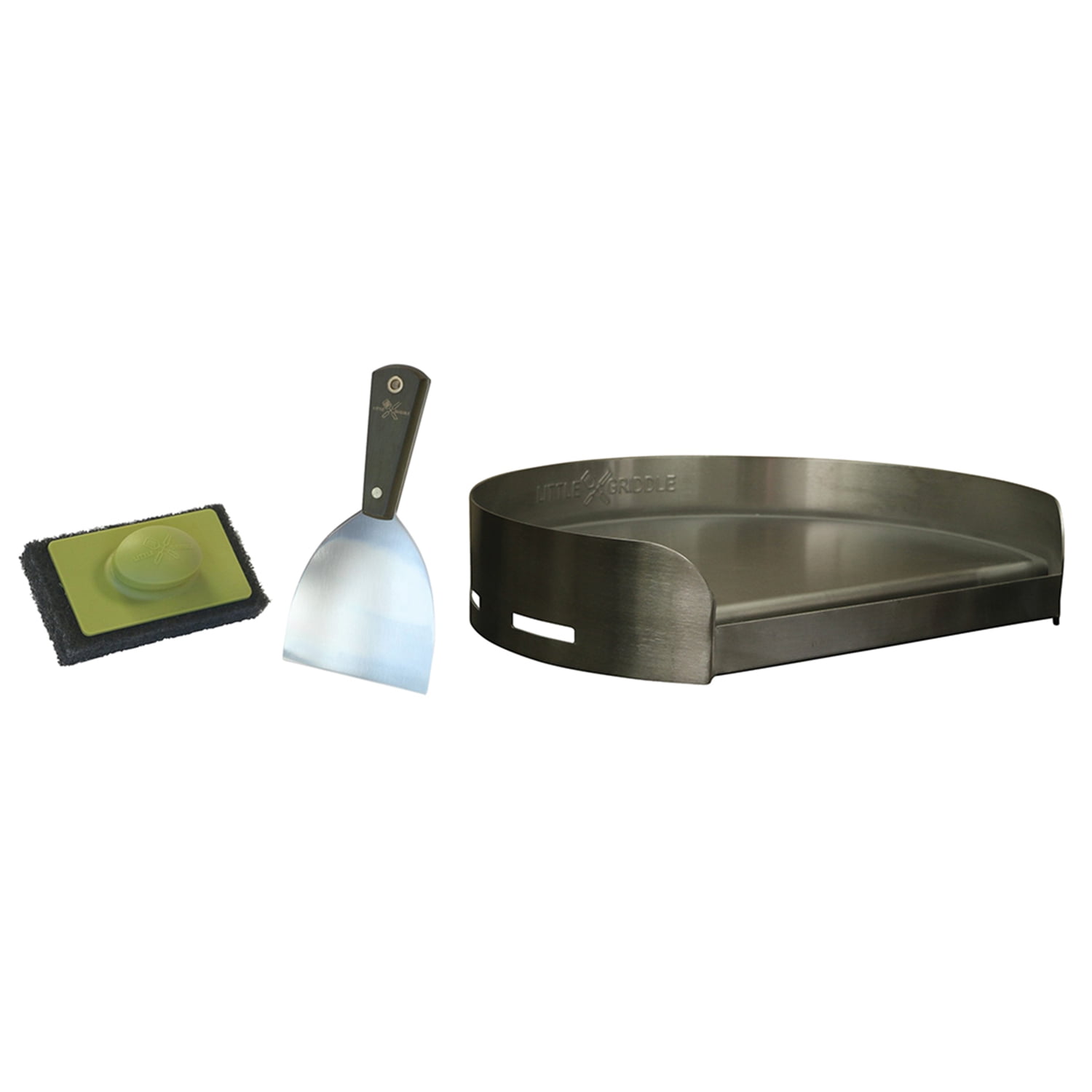 Little Griddle KQ17R KettleQ Stainless Steel Round Griddle & GK540 2