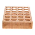 thumbnail image 1 of Caja/caja de aceite esencial de con 24 ranuras, con 24 botellas enrollables de 5,10,15ml y 10ml, caja organizadora/Almacenamiento de aceite 24 soporte de rejilla Sunnimix Soporte de aceite esencial, 1 of 8
