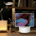thumbnail image 6 of Cauagu Wings Of A Butterfly for Rectangle Acrylic Night Light - Acrylic Modern Bedside Light with LED Light Lamp Base - Decorative Night Lamp for Restaurant Bar Cafe Shop, 6 of 9