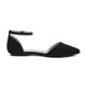 thumbnail image 2 of Zapatos planos de mujer DREAM PAIRS en nubuck negro talla 8.5, 2 of 5
