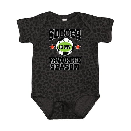 

Inktastic Soccer is My Favorite Season Gift Baby Boy or Baby Girl Bodysuit