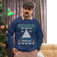 thumbnail image 5 of Christmas Sweatshirt, Deck the Halls with Golf Balls Funny Christmas Sweatshirt, Unique Holiday Golfer Sweatshirt, Golf Lover Gift for Women & Men, 5 of 5