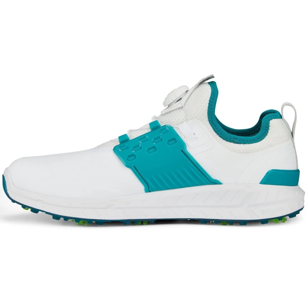 NEW Mens Puma Ignite Articulate Disc Golf Shoes White/Green - 9 M