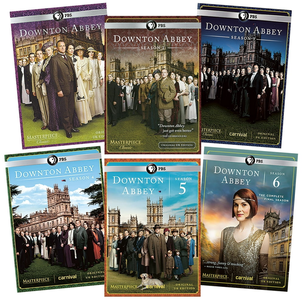 Downton Abbey Complete Series DVD Boxed Set Seasons 16