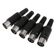 thumbnail image 4 of Rushawy 2xDIN Mini Pin Male Plug Audio Jack Connector for Keyboard/Mouse DIY 8 Pin 2 Pcs, 4 of 9