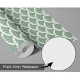 thumbnail image 6 of S4Sassy Peel & Stick Vinyl Wallpaper, Urban Chic Flower Motif Print Contact Paper Waterproof - Green, 25"X 120", Removable Modern Wall Covering For Home Decor In Bedrooms & Living Areass, 6 of 9