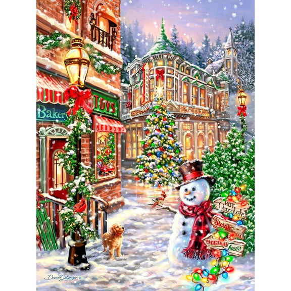 Springbok 1000 Piece Merry Main Street Jigsaw Puzzle for Adults - Made in USA