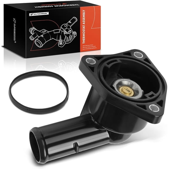 A-Premium Coolant Thermostat and Housing Assembly Compatible with Toyota & Lexus - 2011-2022 - Corolla, Prius, Prius AWD-e, Prius Plug-In, Prius Prime, Prius V & CT200h - L4 1.8L, for# 1603137010
