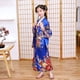 thumbnail image 2 of Albornoz estampado tipo kimono para niños, vestido de princesa para niñas, ropa de actuación, temperamento, lindo lazo, 2 of 6