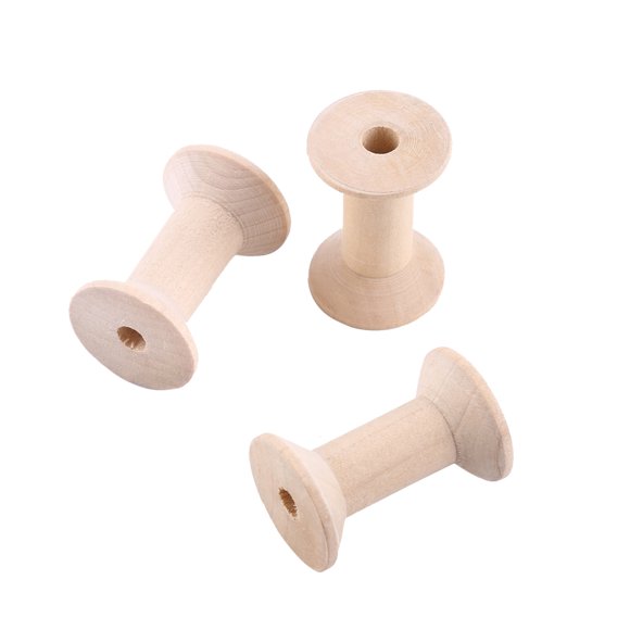 Spools, Empty Thread Spools, Wood Spools , Rope Chain Roll 10pcs Wooden Empty Thread Spools Sewing Crafts For Jewelry