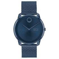 Movado 3601016 Trend Blue Dial Blue Mesh Stainless Steel Bracelet Mens Watch