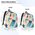thumbnail image 3 of Yiaed Playing Video Games Print Backpack, Premium Laptop Backpack, Travel Backpack for Women, Lightweight Backpacks, Comfortable Back Pack-Medium, 3 of 5