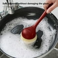 thumbnail image 4 of Neoyler Long Handle Pot Cleaning Brush Non Scratch Sponge Dishwasher Safe for Washing Dishes Bowls Pots Pans and Non Stick Cookware with Eco Friendly PP Plastic Handle 0.187lb, 4 of 4