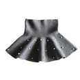 thumbnail image 6 of HAOTAGS Skirts for Girls,Solid Performance Pleated Short Pearl Skirts Gray 12-13, 6 of 6