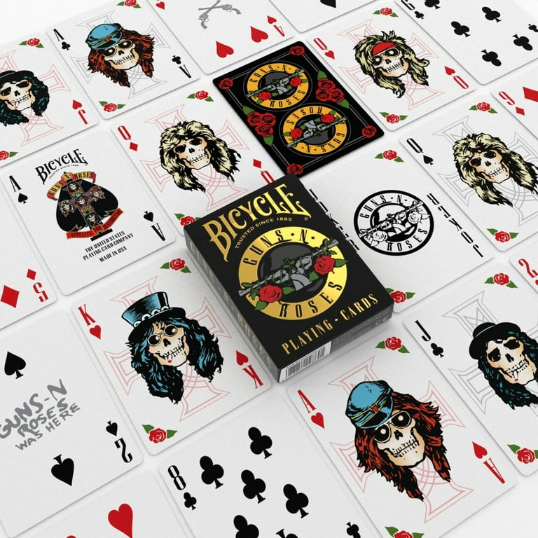 Bicycle Guns N Roses Playing Cards - Walmart.com