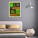 thumbnail image 5 of Cuadros Decorativos Kit de arte de pared de cristal de diamantes de imitación con taladro redondo completo de caligrafía Ndcxsfigh Nuevos Originales, 5 of 5