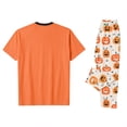 thumbnail image 6 of Grblisyd Halloween Matching Family Pajamas Set Cute Cartoon Graphic Print Mommy and Me Matching Outfits Soft Nightwear for Family, 6 of 7