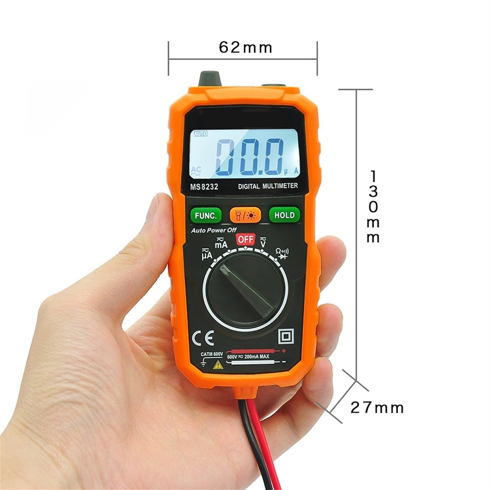 Digital Multimeter Professional Test Leads Multimentro Digital Voltage Measurement NCV Flashlight Tester multimeter ,Accurate and Speed