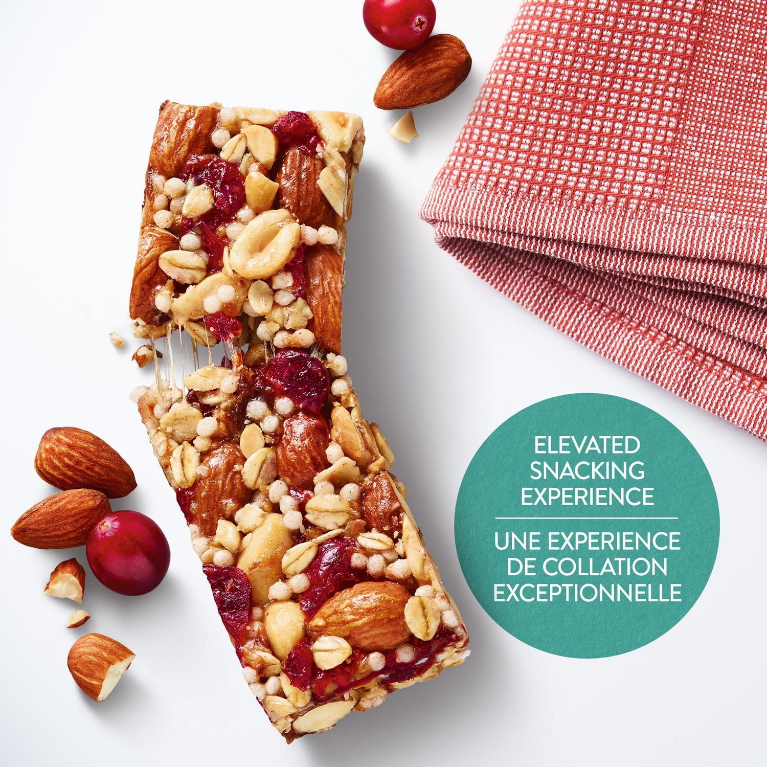 Barres Special K Noix et grain Canneberges et amandes 165 g, 5 barres 165 g, 5 barres