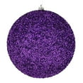 thumbnail image 1 of Vickerman N185726D Boule Perlée Prune de 4,75 Pouces avec Perçage 6 par Sac, 1 of 3