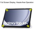 thumbnail image 6 of Dteck Case for Samsung Galaxy Tab A9 2023, Slim Stand Hard Back Shell Protective Smart Cover with Auto Sleep Wake for Samsung Galaxy Tab A9 8.7 Inch Tablet,White, 6 of 6