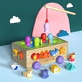 thumbnail image 1 of Juguetes educativos para niños Cpc, juguetes de granja con forma de rábano, juguetes de madera para hacer combinaciones, coche de inteligencia para bebés de 1 a 3 años, 1 of 6