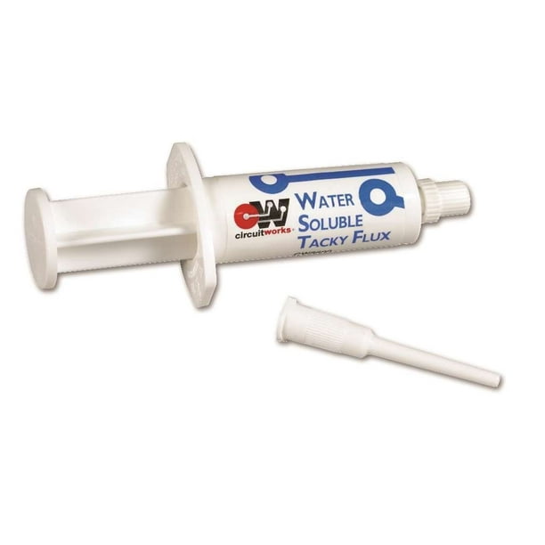 Chemtronics Tacky Flux, Water Soluble, 3.5g Syringe