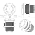 thumbnail image 4 of Lumitec Seablaze Typhoon 10 @12V Amps 10,000 Lumens Underwater Light, 4 of 4