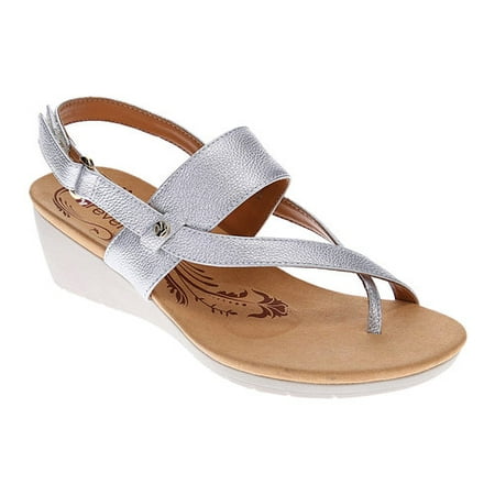 

Women s Revere Comfort Shoes Honolulu Slingback Wedge Sandal