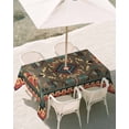 thumbnail image 3 of 52x70 Inch Outdoor Tablecloth with Umbrella Hole Zipper Rectangle Vintage Southwest Rectangular Tablecloths Outside Waterproof Ethnic Modern Geometric Patio Table Cloth Cover for Picnic Party, 3 of 8