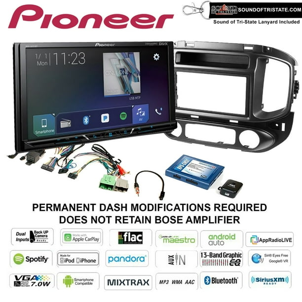 Pioneer MVHAV251BT Media Receiver kit 1517 Chevrolet Colorado GMC