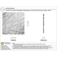 thumbnail image 2 of Ekena Millwork 19 5/8"W x 19 5/8"H Evergreen EnduraWall Decorative 3D Wall Panel, White, (10-Pack for 26.75 Sq. Ft.), 2 of 12