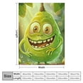 thumbnail image 4 of Shiartex  Avocado Blanket Gifts for Adults Kids Boys Girls Soft Cozy Lightweight Avocado Throw Blankets for Bed Living Room Sofa Couch Decor  60x80in, 4 of 6