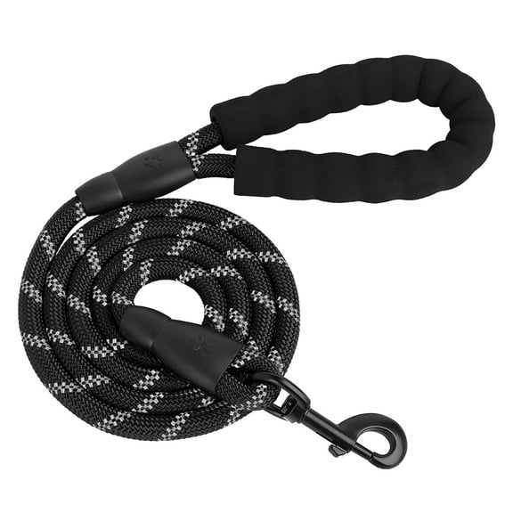 5FT Strong Climbing Rope Nylon Reflective Dog Leash with Padded Handle Training Leashes