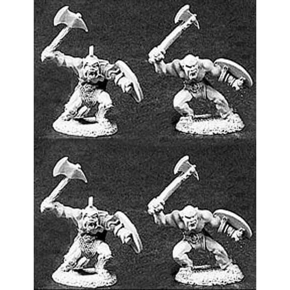 Reaper Miniatures Orcs W/Axes (4 Pieces) #06017 Dark Heaven Legends Army Packs